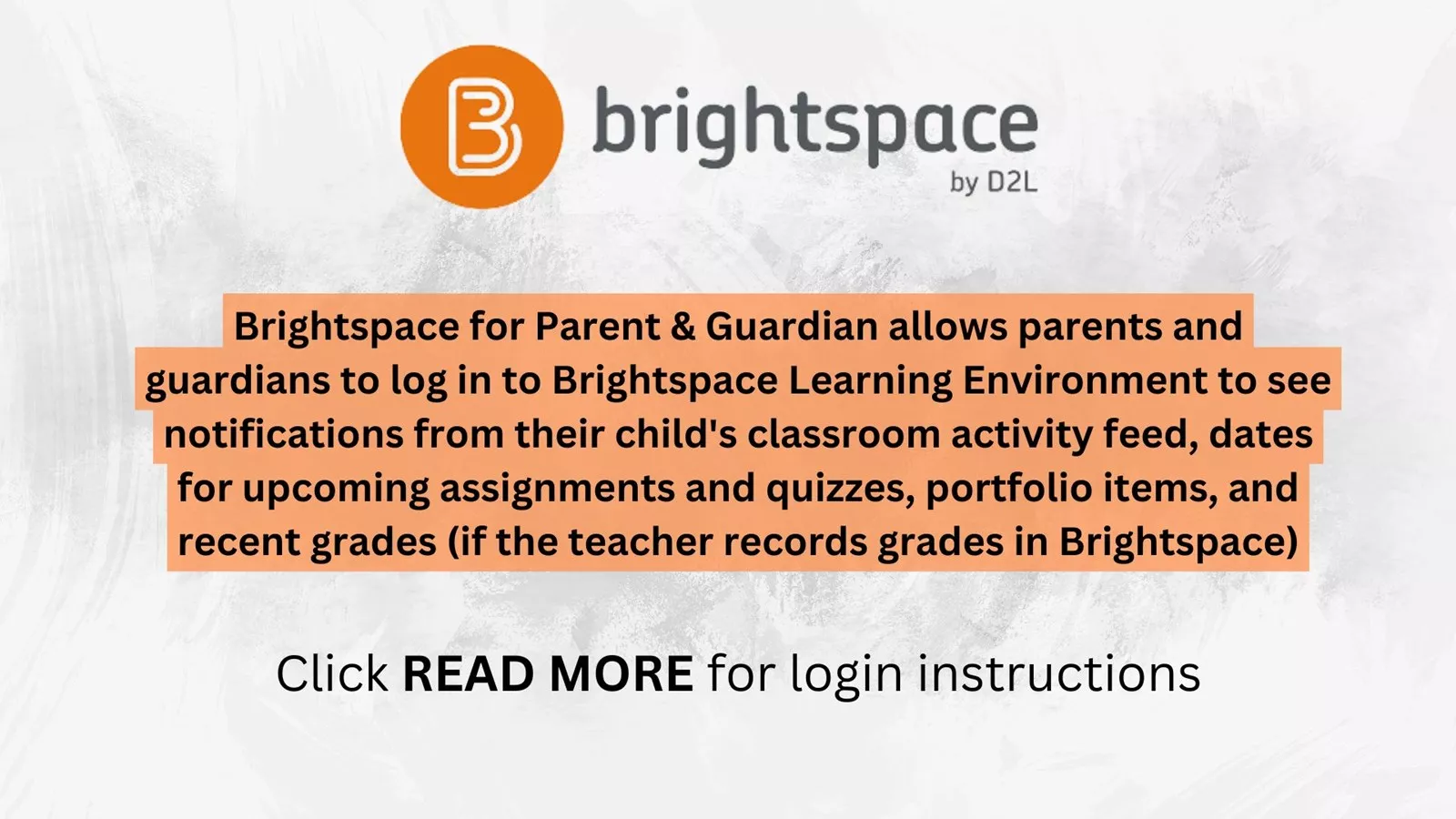 Brightspace for Parents & Guardians