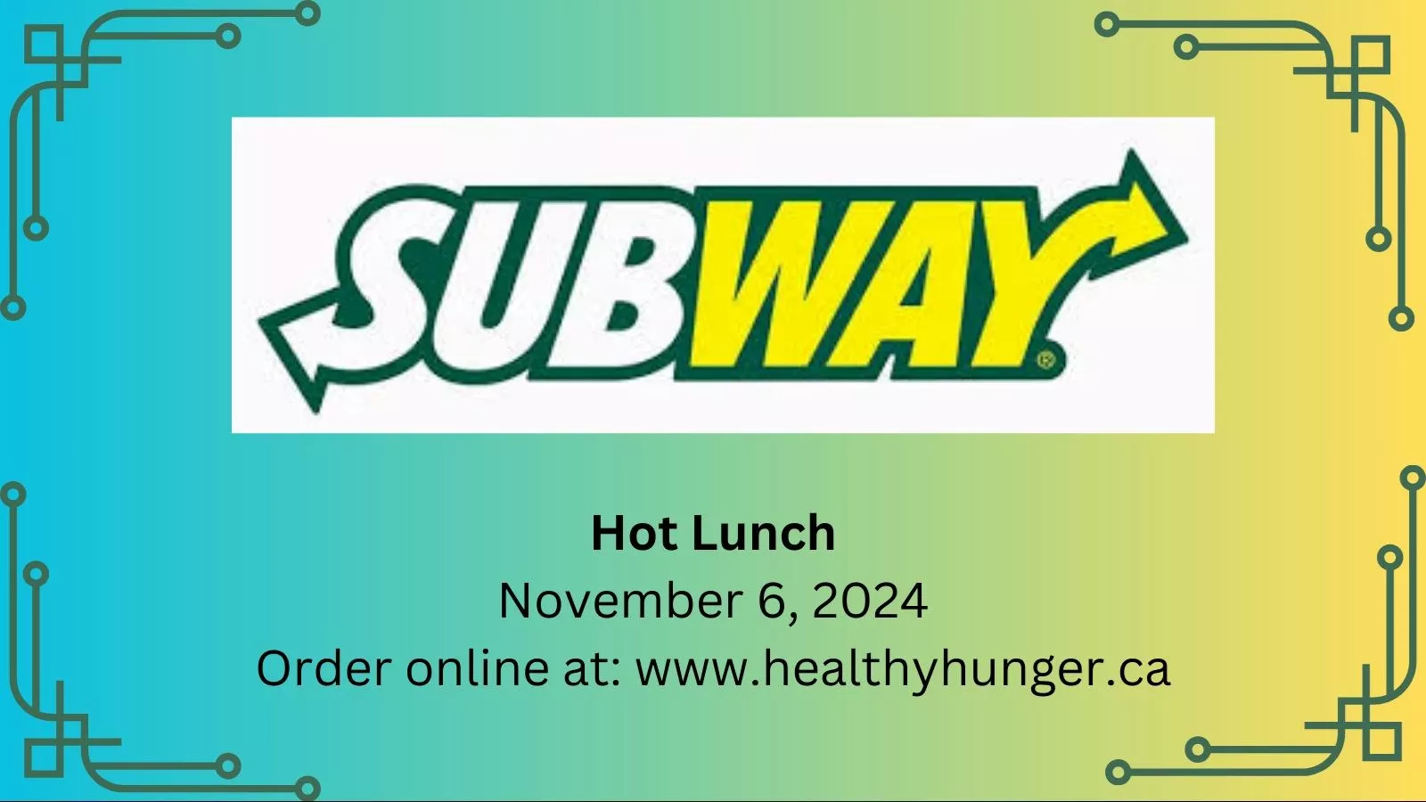 Subway Hot Lunch