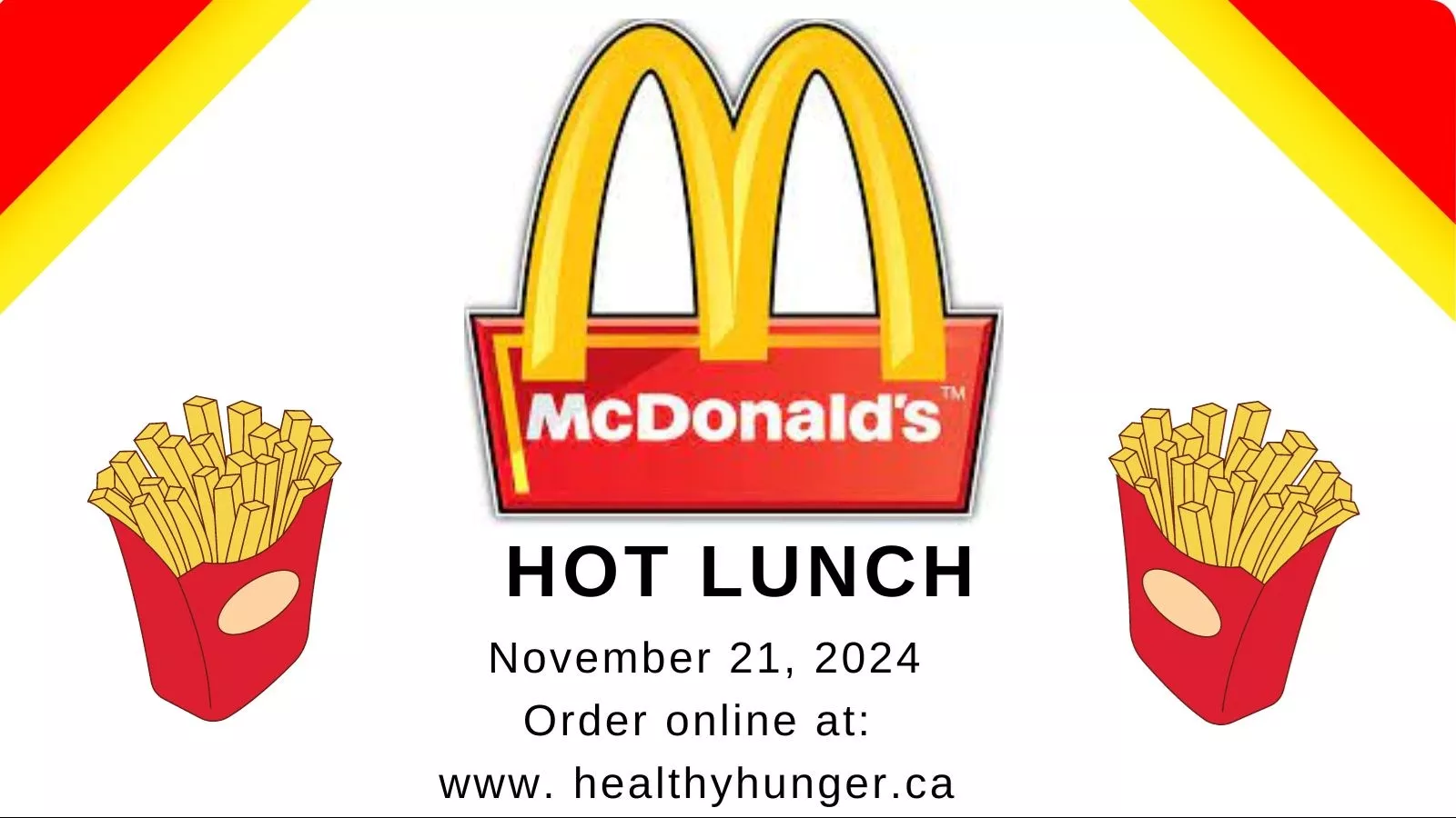 McDonald's Hot Lunch