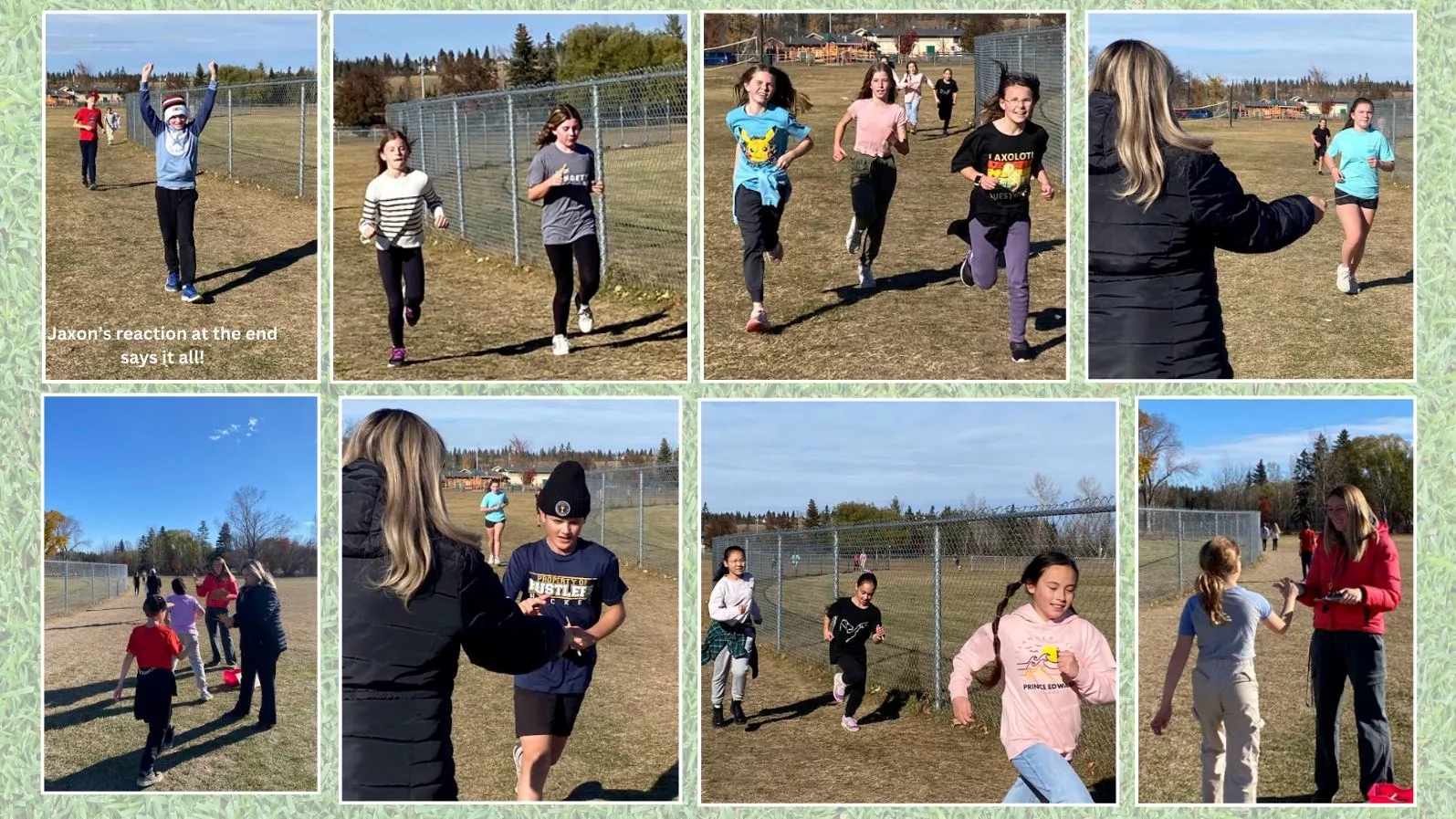 Our middle school students wrapped up their Cross-County Running Unit with a Turkey Trot!